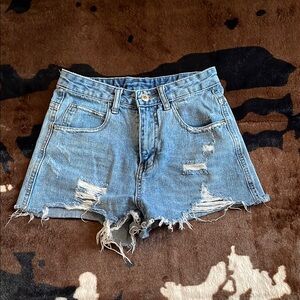 Distressed Denim Shorts!